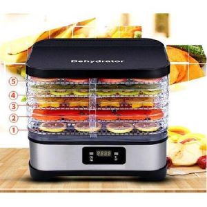 Otomatik Gıda Kurutma Fırını Dijital 5 Tepsili