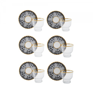 Rana Sunum Tabaklı Cam Kase 12 Parça