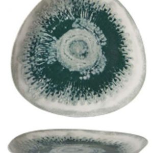 Güral Porselen 30 Cm Greendrop Reaktif Bone Düz Tabak 1 Adet