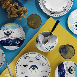 Kütahya Porselen 11013 Desen 24 Parça Yemek Seti